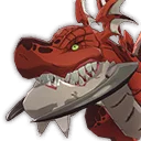 重量級の野生竜