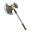 繊細な職人の斧