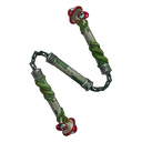 邪霊の息吹の三節棍