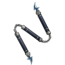 黒炎の翼の三節棍