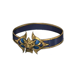 漆黒の水晶のベルト