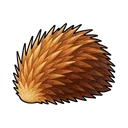 ふわふわなハリネズミの針