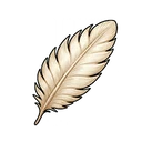 粗い巨鳥の羽根