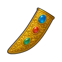 細工された鞘の欠片