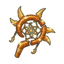 粉々になったスタッフのヘッド（上級）