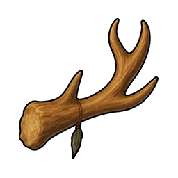 硬い鹿の角