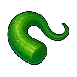 綺麗に切れた尻尾