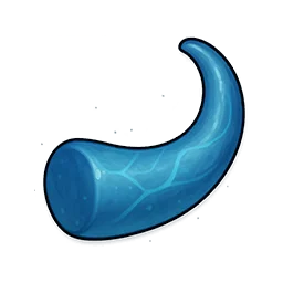 赤い魔力の竜角