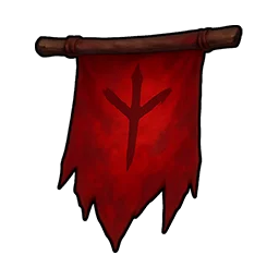 赤いウォーカーの旗