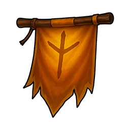 精巧なウォーカーの旗