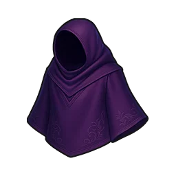 綺麗に繕ったマント