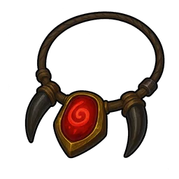 精巧な骨のネックレス