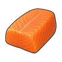 巨大な魚の切り身