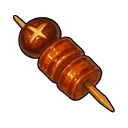 Mushroom and Meat Skewer