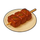 Richly Flavored Grilled Meat Skewer