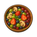 Mushroom and Fruit Salad