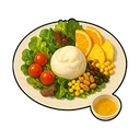 Cheese and Fruit Salad