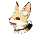 飼い慣らされた砂漠のキツネ